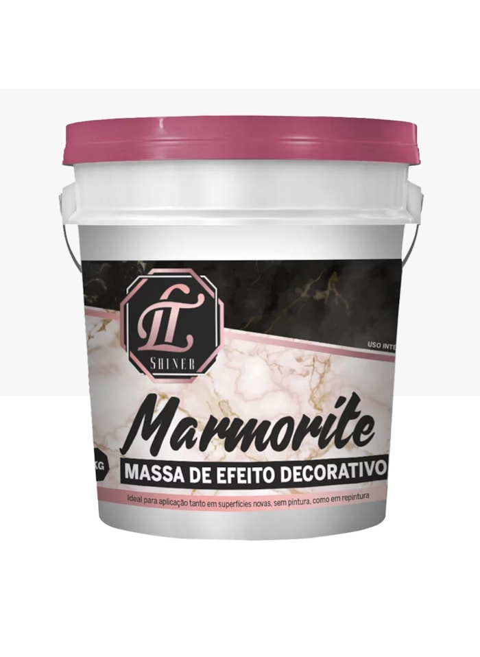 Marmorite LT Shine, 4KG Branco Supremo - Pronto Para Uso, Antimofo