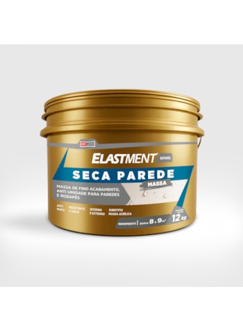 Massa Fina Seca Parede 12KG Branco