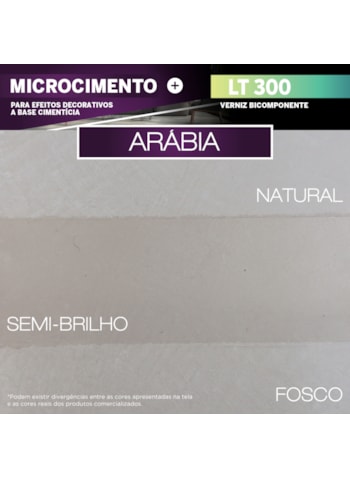 Microcimento LT Shine, 18KG Arábia - Ótima Aderência e Flexibilidade