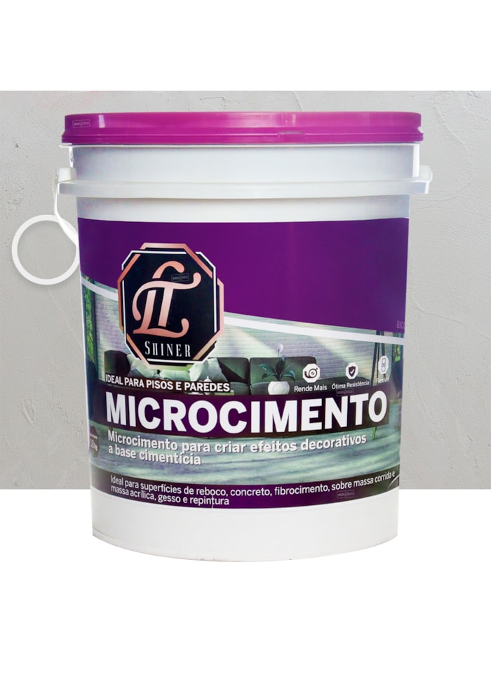 Microcimento LT Shine, 18KG Arábia - Ótima Aderência e Flexibilidade