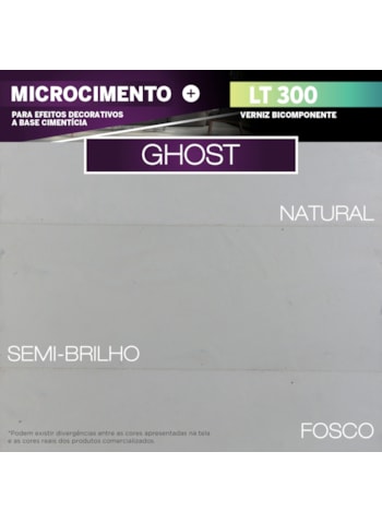 Microcimento LT Shine, 18KG Cinza Ghost - Ótima Aderência e Flexibilidade