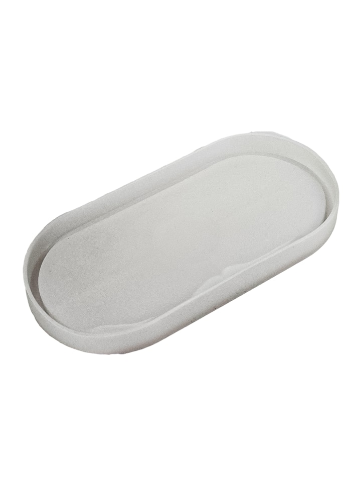 Molde de Silicone Bandeja Oval 18x9x1cm