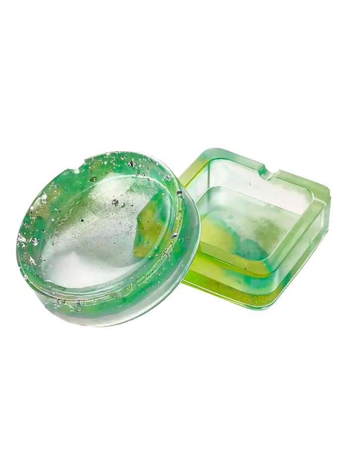 Molde de Silicone Cinzeiro Quadrado 9x9x3cm