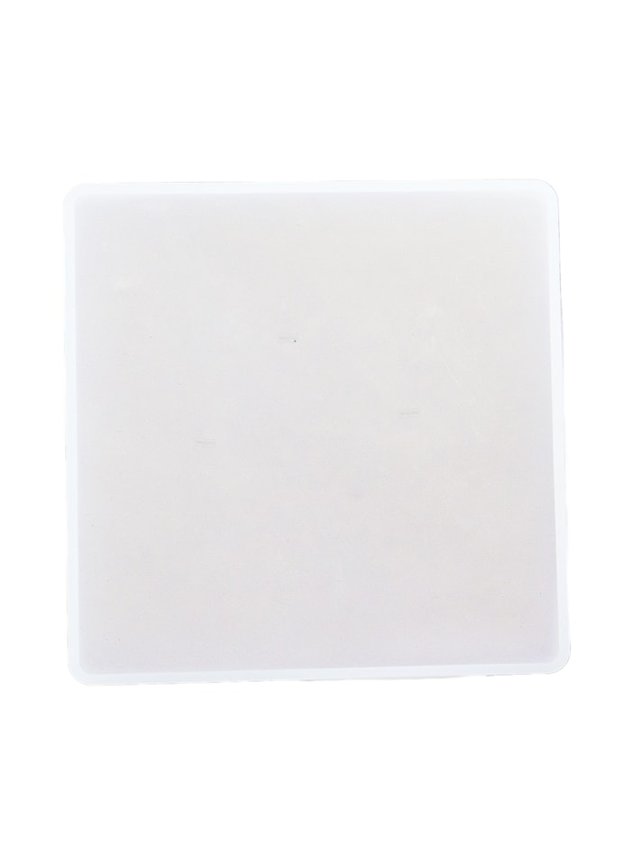 Molde de Silicone Com Base P/ Copos Quadrada 19x19cm