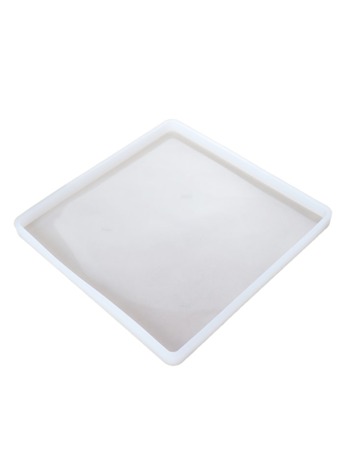 Molde de Silicone Com Base P/ Copos Quadrada 19x19cm