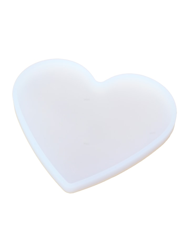 Molde de Silicone Coração 15x11x1cm