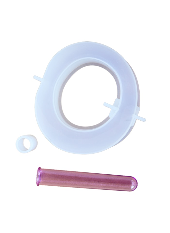 Molde de Silicone Mini Vaso Redondo 138x138x39