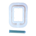 Molde de Silicone Mini Vaso Retangular 166x128x39mm - foto 5