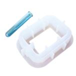 Molde de Silicone Mini Vaso Retangular 166x128x39mm - foto 1