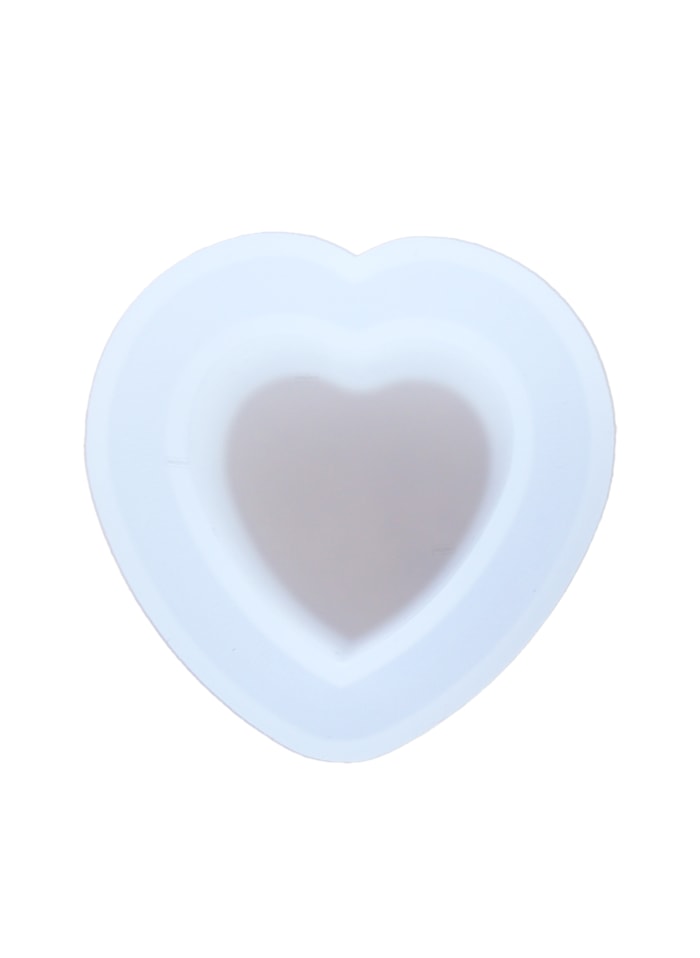 Molde de Silicone P/ Escova e Caneta Coração