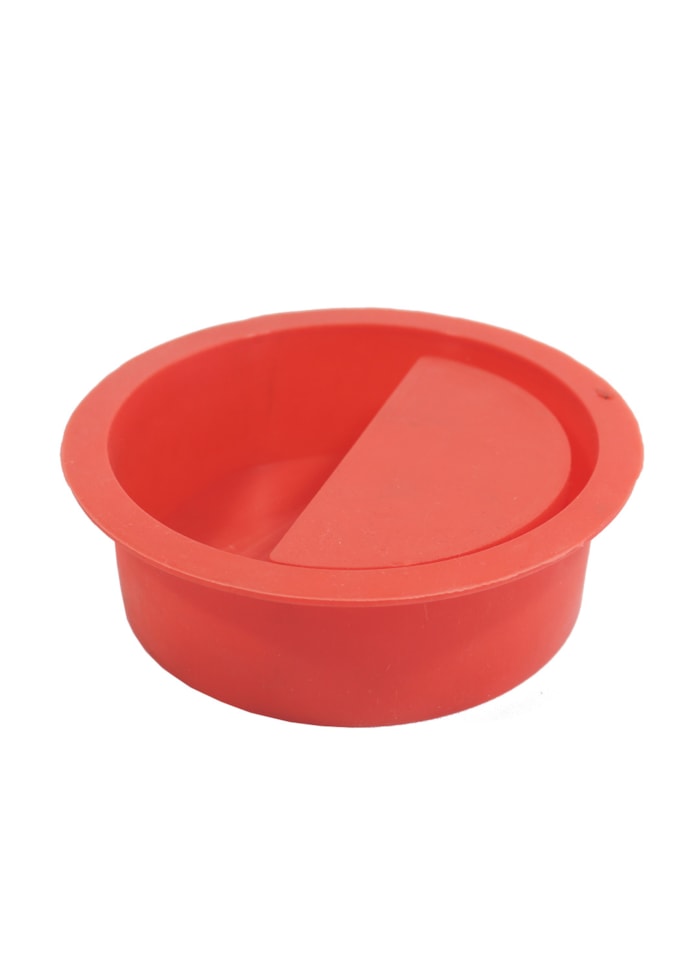 Molde de Silicone para Vaso de Suculenta com Escada - Cor Vermelho