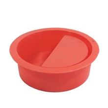 Molde de Silicone para Vaso de Suculenta com Escada - Cor Vermelho
