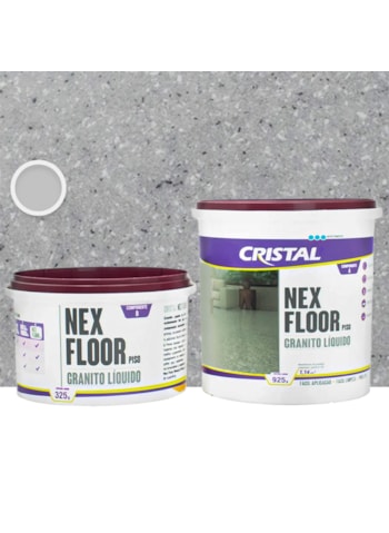 Nex Floor Granito Líquido 1,250KG Cinza Andorinha - Cristal