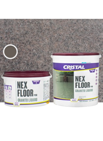 Nex Floor Granito Líquido 1,250KG Marrom Imperial - Cristal