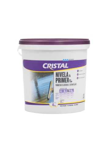 Nex Floor Nivela & Primer Cristal 4kg - Promotor de Aderência e Autonivelante Epóxi para Pisos Monolíticos