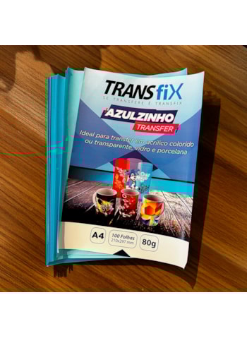 Papel Azulzinho Solta Fácil Transfer, 80G - 100 Folhas