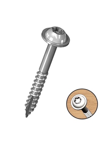 Parafuso Cabeça Flangeada Grossa Milescraft - 1.25 Polegada