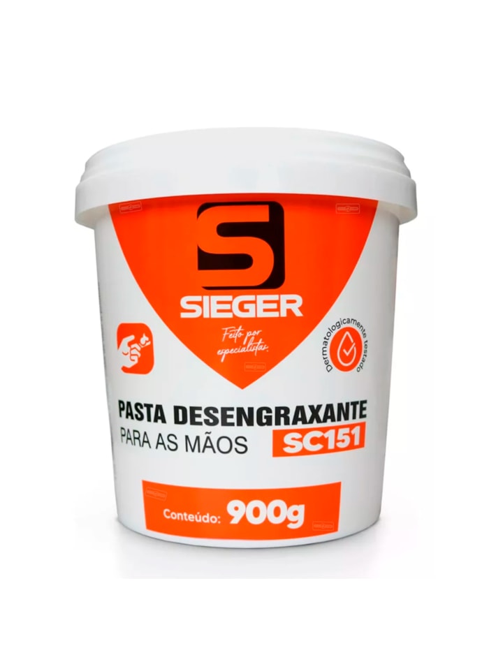 Pasta Desengraxante P/ Mãos Sieger 900G