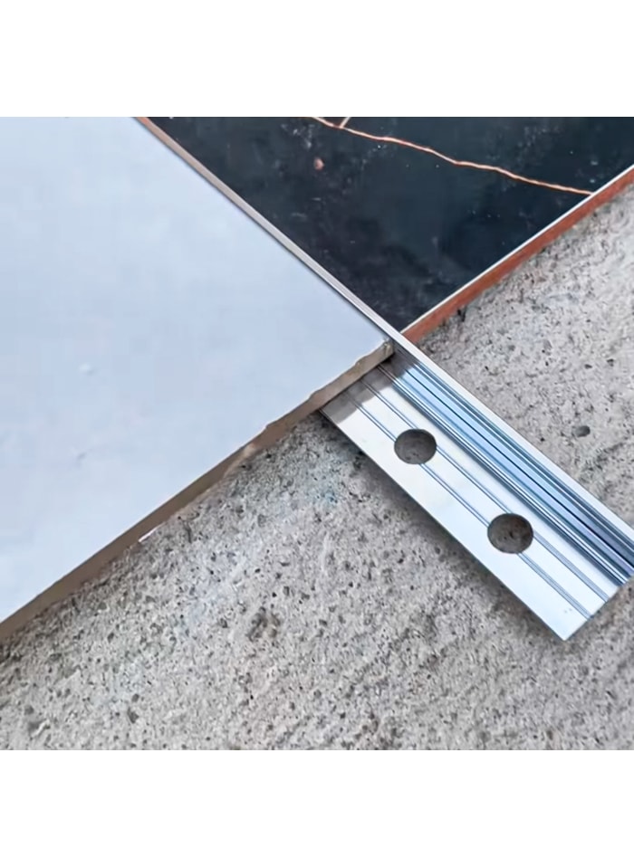 Perfil L com Base Aluminio 1M New Ponta Prata