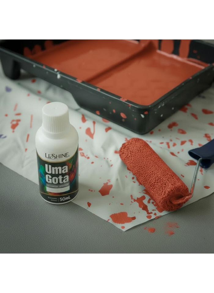 Pigmento Uma Gota LT Shine, 50ML Laranja - Pronto Para Uso, Fácil de Homogeneizar