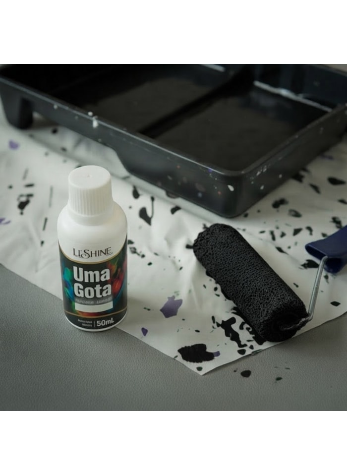 Pigmento Uma Gota LT Shine, 50ML Preto - Pronto Para Uso, Fácil de Homogeneizar