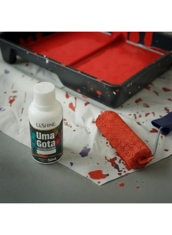 Pigmento Uma Gota LT Shine, 50ML Vermelho - Pronto Para Uso, Fácil de Homogeneizar
