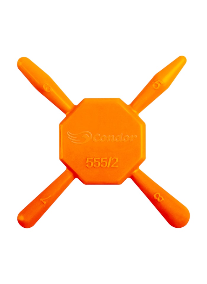 Pinta Bolinhas Grandes Laranja Condor
