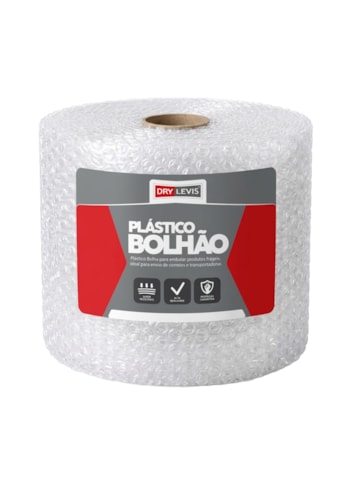 Plástico Bolhão 33cm x 10m