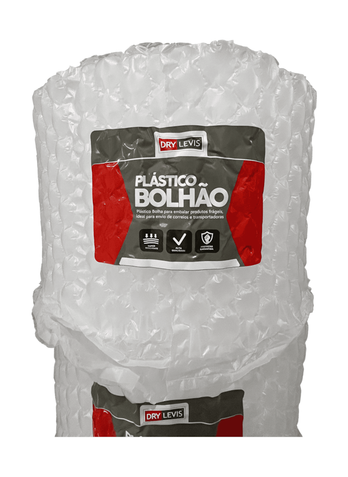 Plástico Bolhão 33cm x 10m