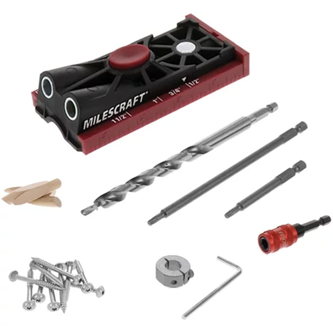 Pocket Hole Jig 200 - Gabarito para Fixação com acessórios e