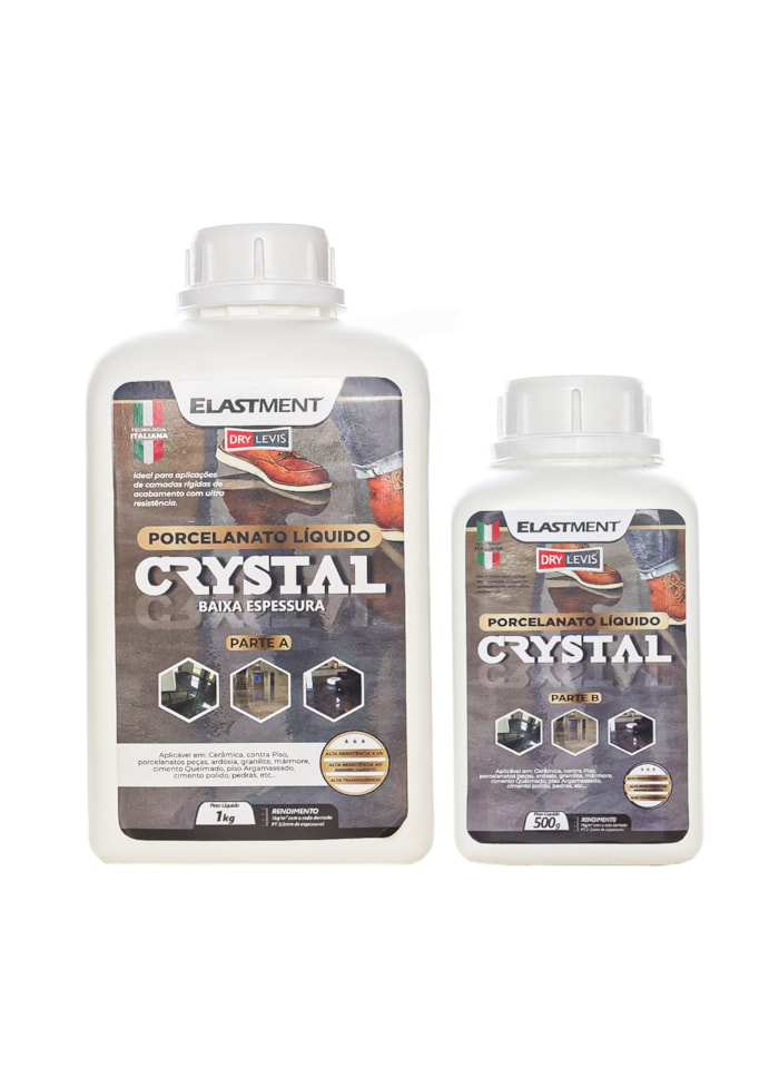 Porcelanato Liquido Baixa Espessura C/ Endurecedor Kit 1,5KG