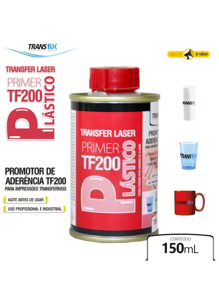 Primer Promotor de Aderência para plástico TF200 150ML