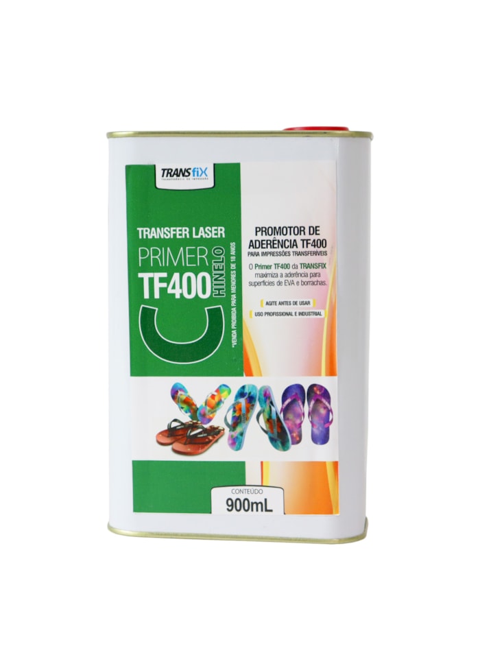 Primer Transfer Laser TF400 Para Chinelos Eva Borracha - 900ml