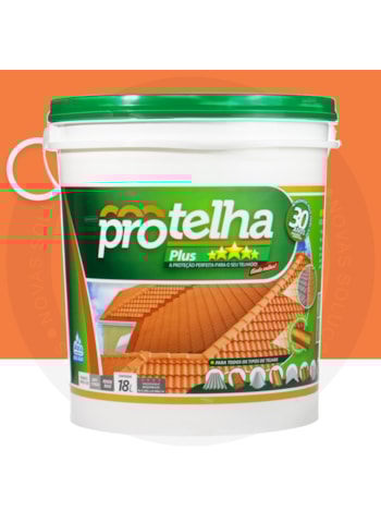 Protelha Plus Cristal, 18L Cor Cerâmica Telha - Tinta Impermeabilizante para telhas