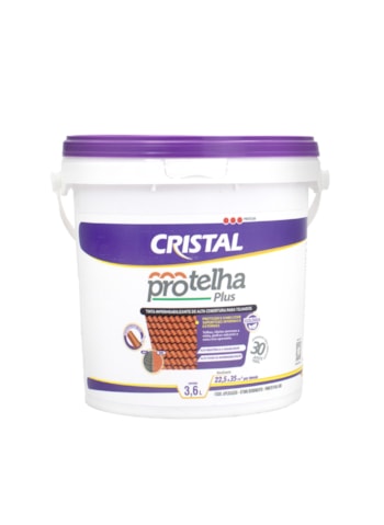 Protelha Plus Cristal, 3,6L Branco - Tinta Impermeabilizante para telhas
