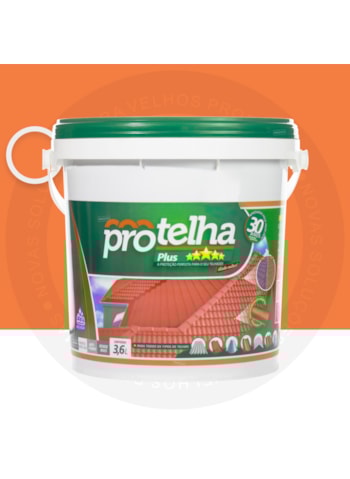 Protelha Plus Cristal, 3,6L Cerâmica Telha - Tinta Impermeabilizante para telhas