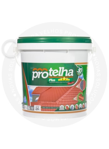 Protelha Plus Cristal, 3,6L Incolor - Tinta Impermeabilizante para telhas