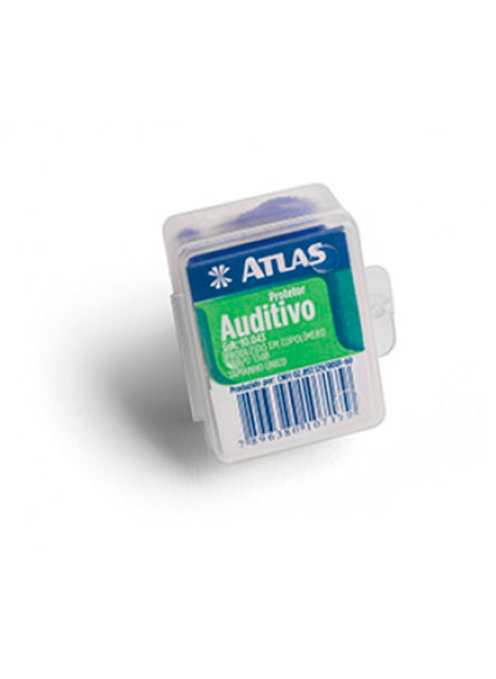 Protetor Auditivo de Plástico Atlas