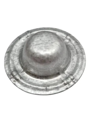 Protetor de Parafuso Galvanizado Veipar 100un Galvalume - Anti Infiltração, Telhados Metálicos e Sanduíche