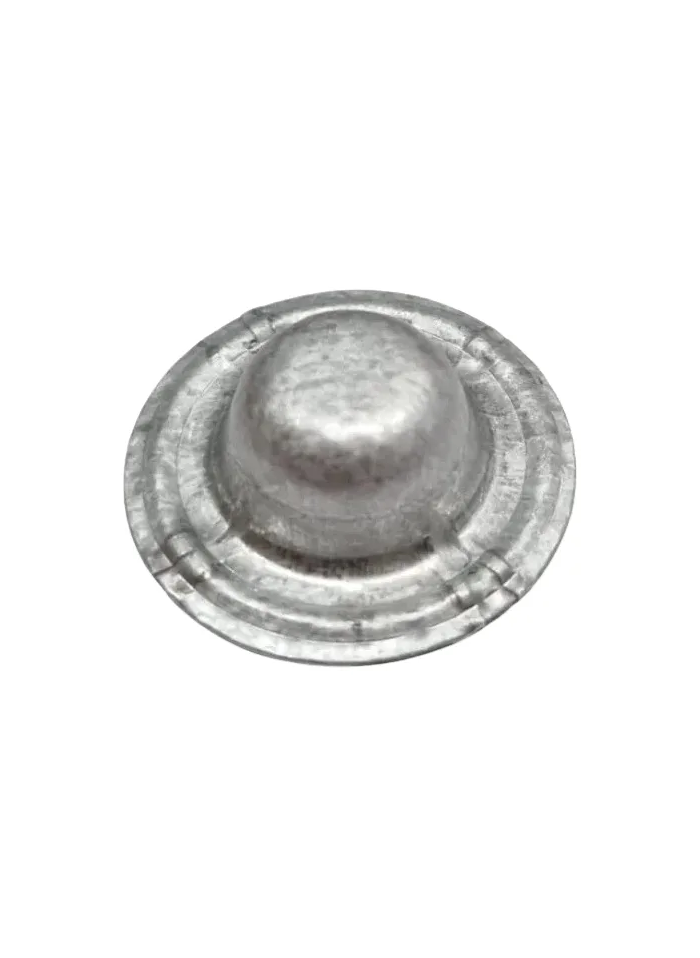 Protetor de Parafuso Galvanizado Veipar 100un Galvalume - Anti Infiltração, Telhados Metálicos e Sanduíche