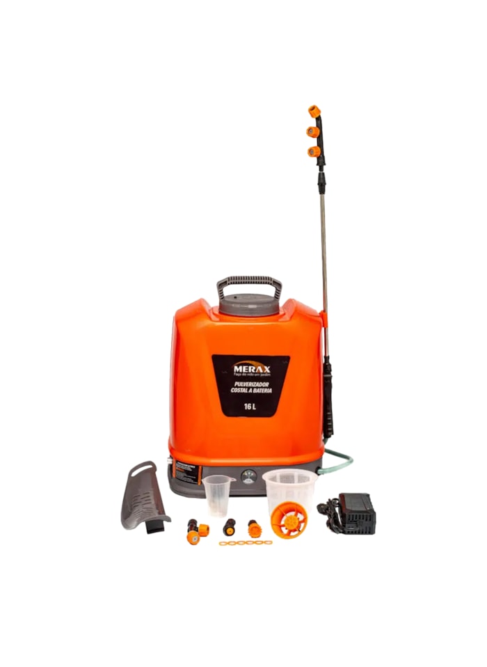 Pulverizador a Bateria Merax, 16L - Alta Capacidade e Longa Autonomia