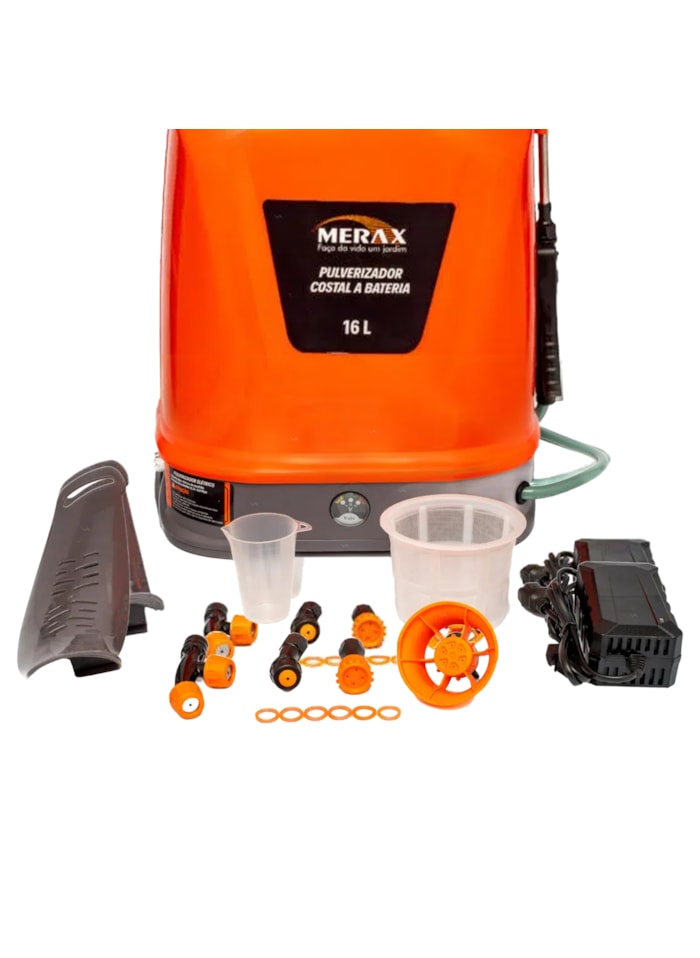 Pulverizador a Bateria Merax, 16L - Alta Capacidade e Longa Autonomia