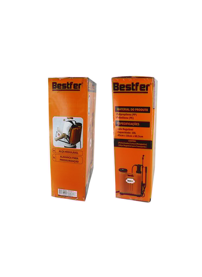 Pulverizador Costal de Compressão Prévia 18L Bestfer