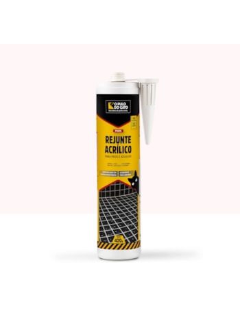 Rejunte Acrílico 420G Branco - Pulo do Gato