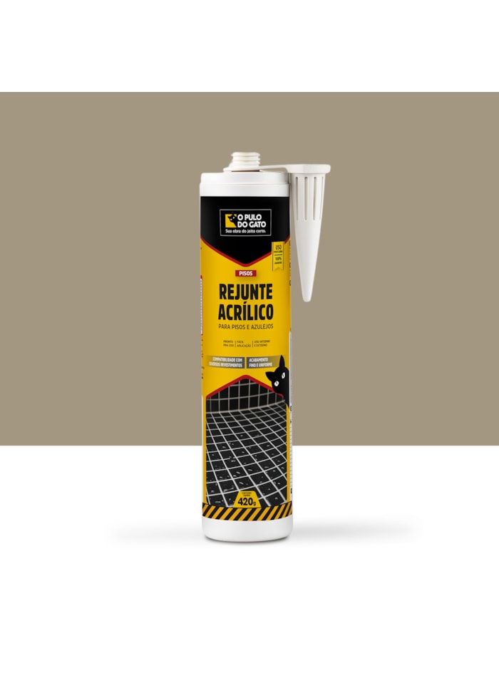 Rejunte Acrílico 420G Camurça - Pulo do Gato