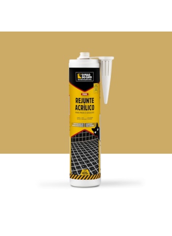 Rejunte Acrílico 420G Palha - Pulo do Gato