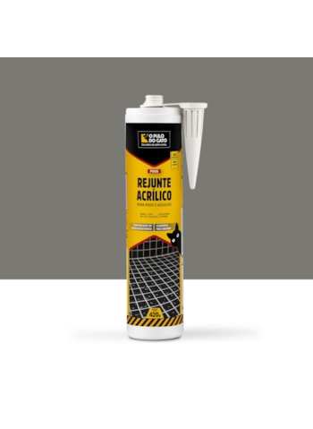Rejunte Acrílico 420G Platina - Pulo do Gato