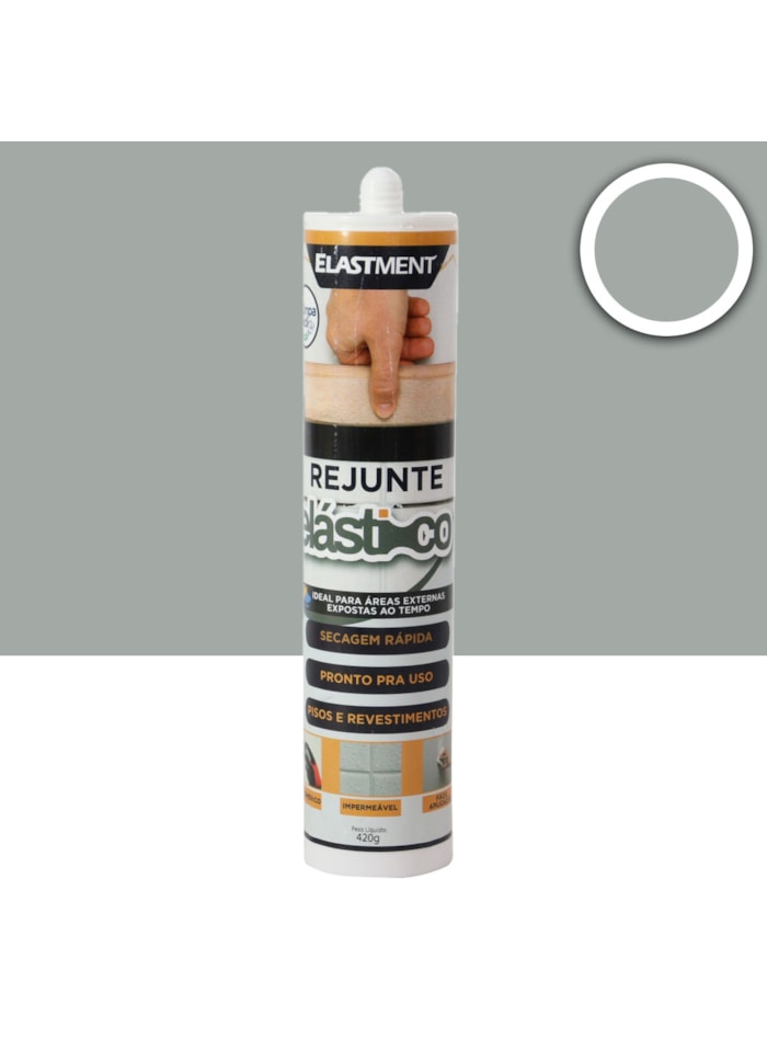 Rejunte Elástico Elastment 420G Cinza Artico