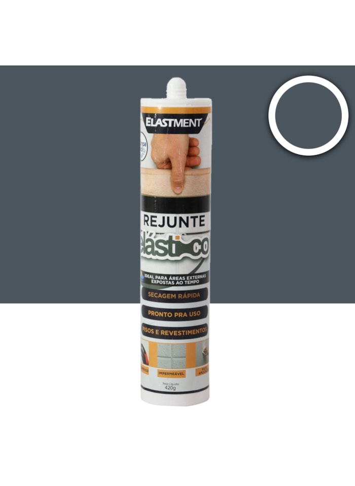 Rejunte Elástico Elastment 420G Cinza Chumbo