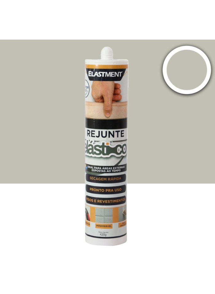 Rejunte Elástico Elastment 420G Platina